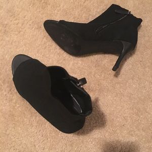 Peep Toe Ankle Bootie